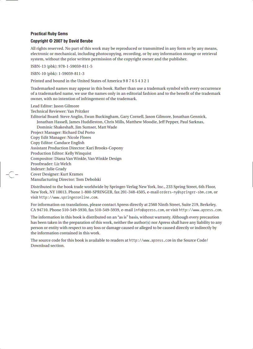 image for page Practical Ruby Gems