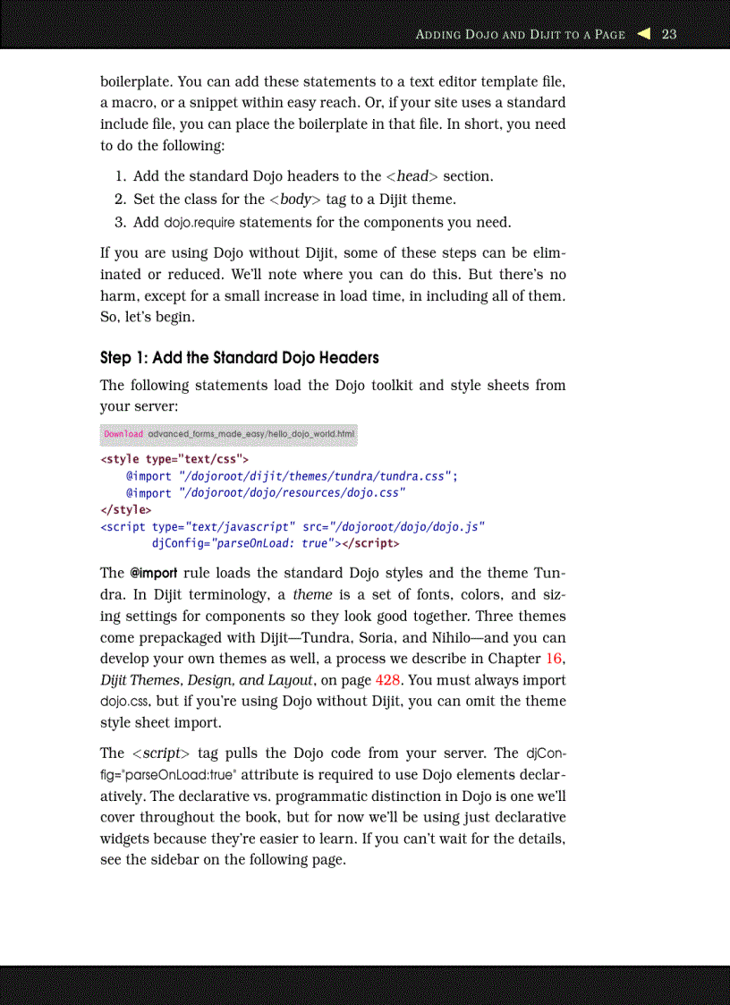 image for page Mastering Dojo JavaScript and Ajax Tools for Great Web Experiences