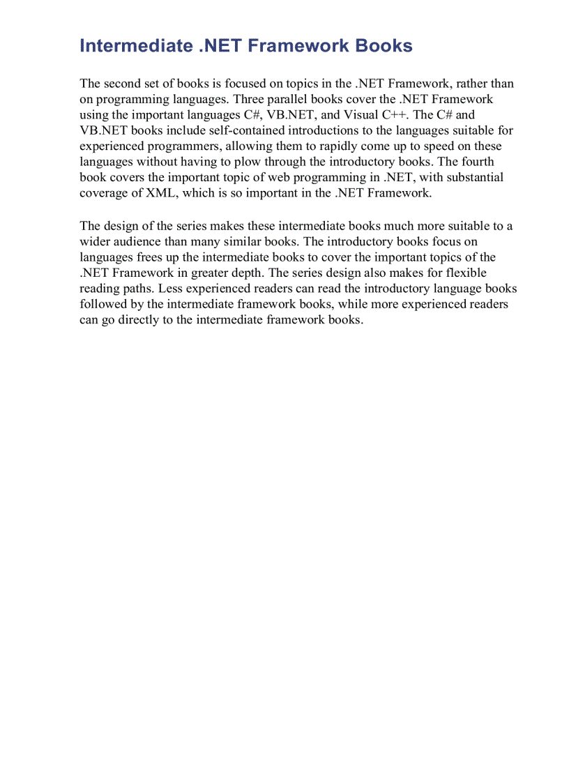 image for page Application Development Using C and NET