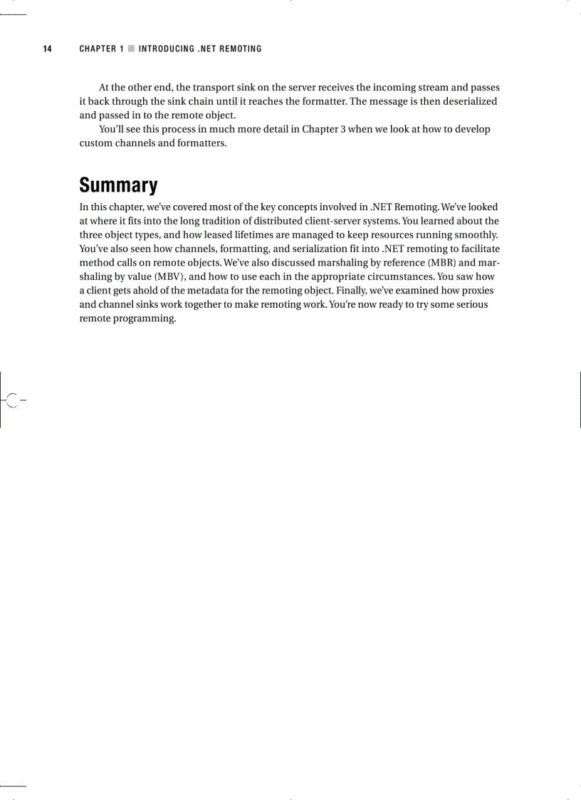 image for page Pro NET 1 1 Remoting