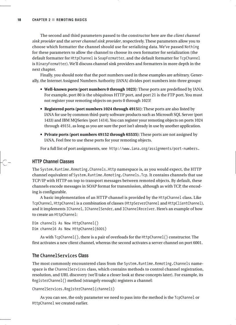 image for page Pro NET 1 1 Remoting