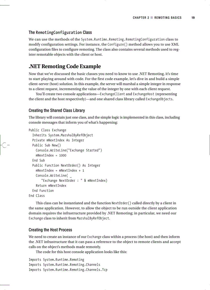 image for page Pro NET 1 1 Remoting