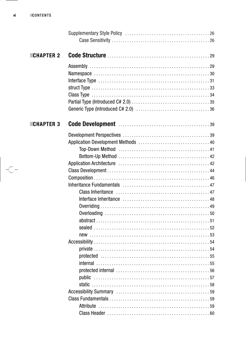 image for page Pro NET 2 0 Code and Design Standards in C