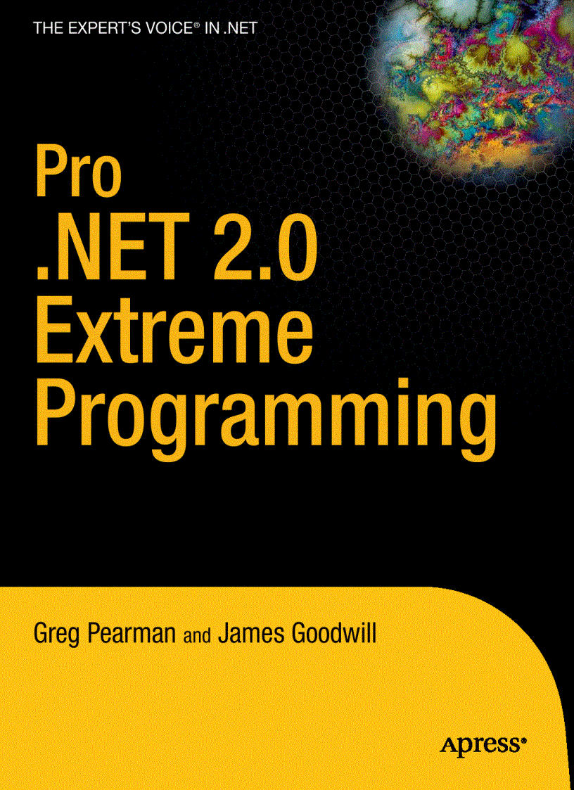 image for page Pro NET 2 0 Extreme Programming
