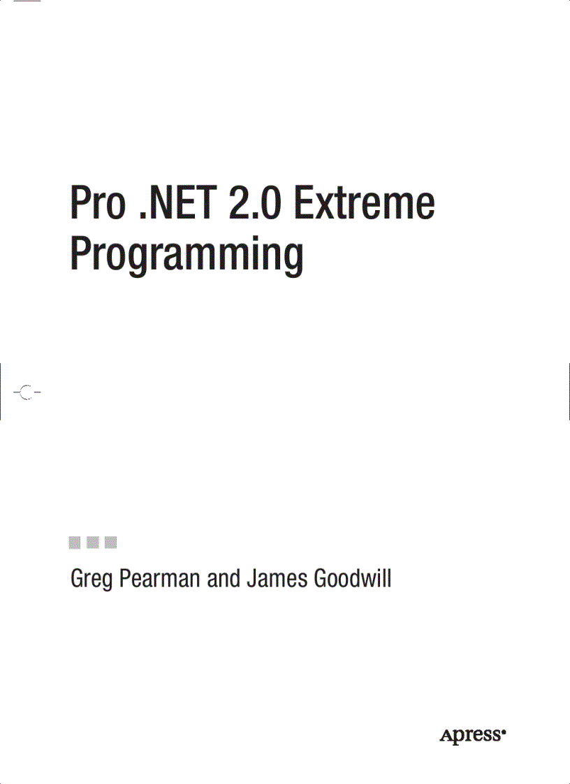 image for page Pro NET 2 0 Extreme Programming
