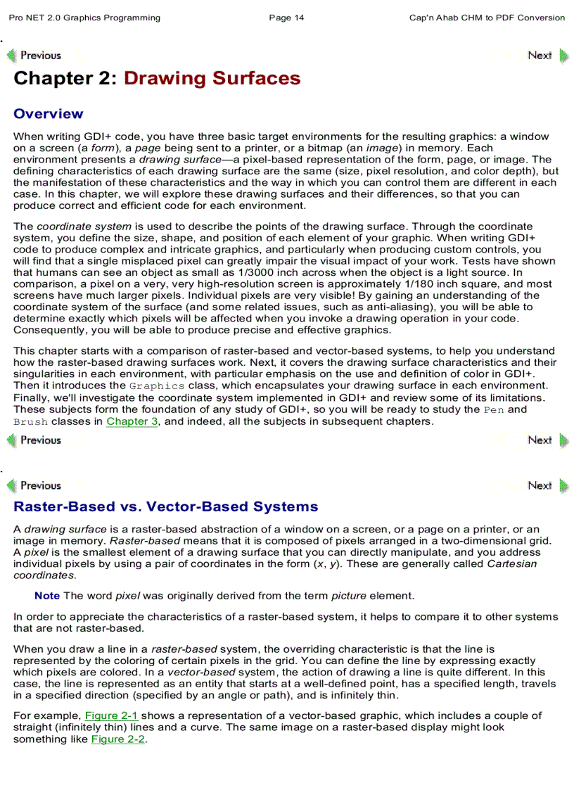 image for page Pro NET 2 0 Graphics Programming