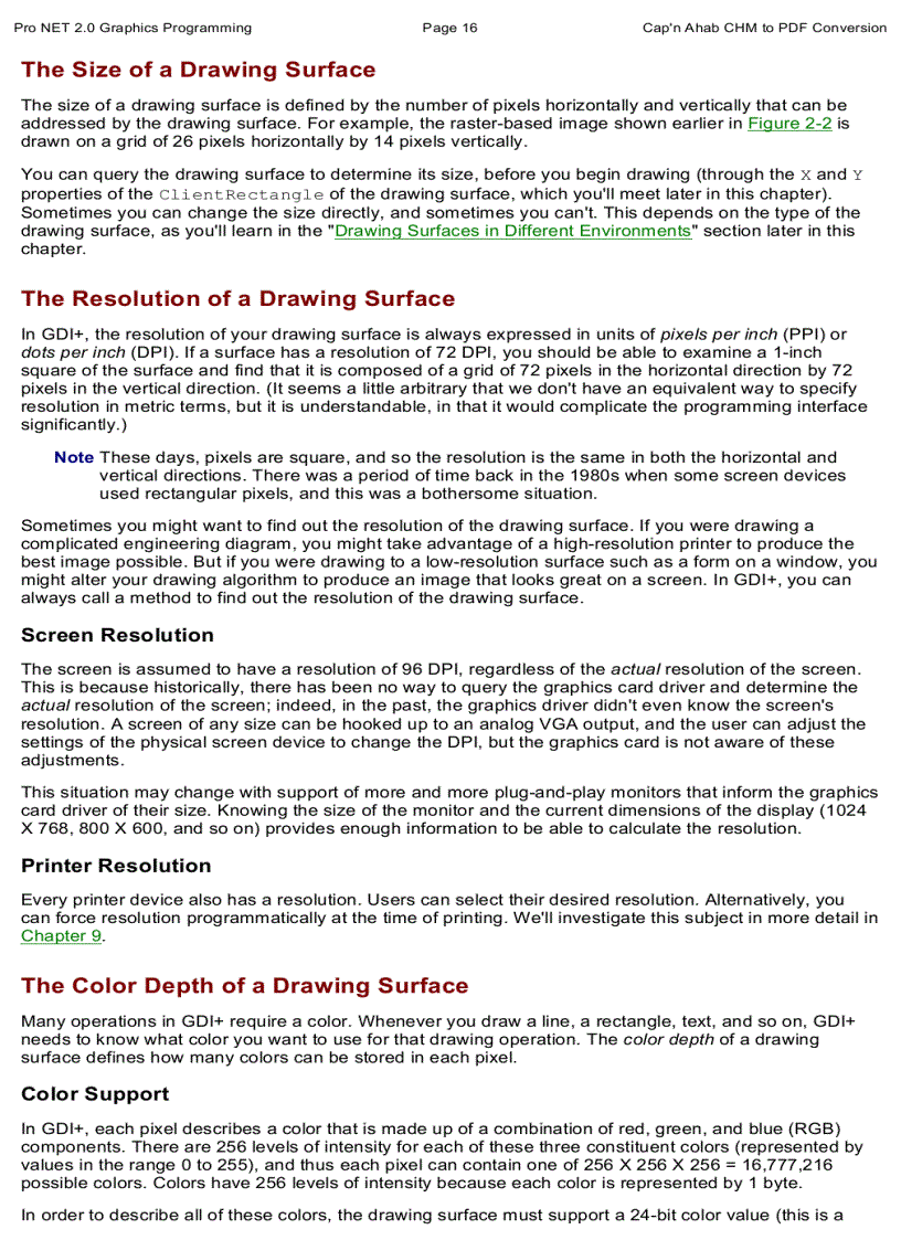 image for page Pro NET 2 0 Graphics Programming