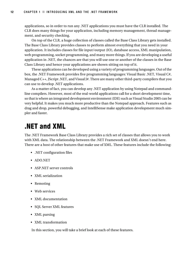 image for page Pro NET 2 0 XML