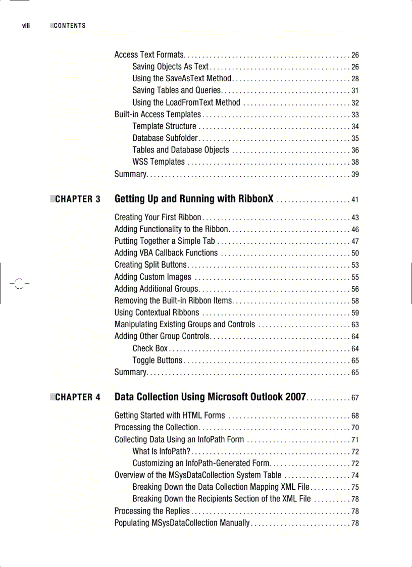 image for page Pro Access 2007