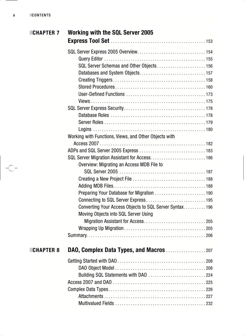 image for page Pro Access 2007