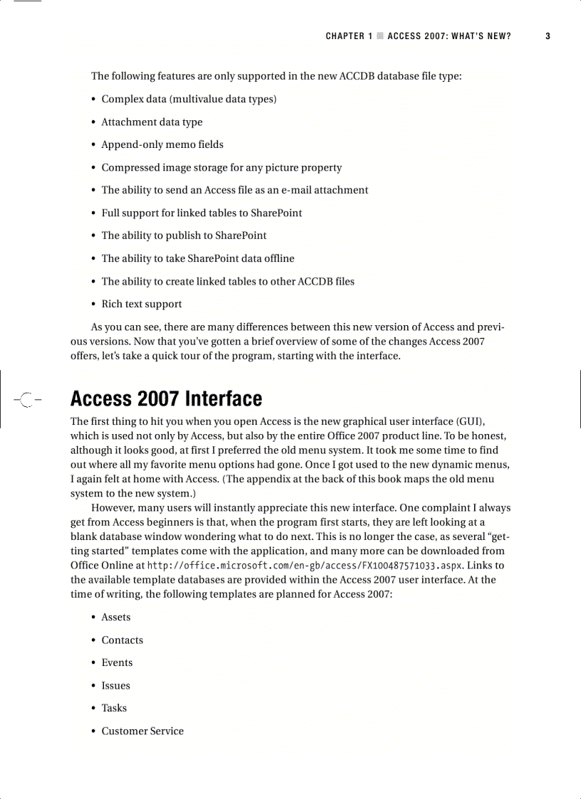 image for page Pro Access 2007