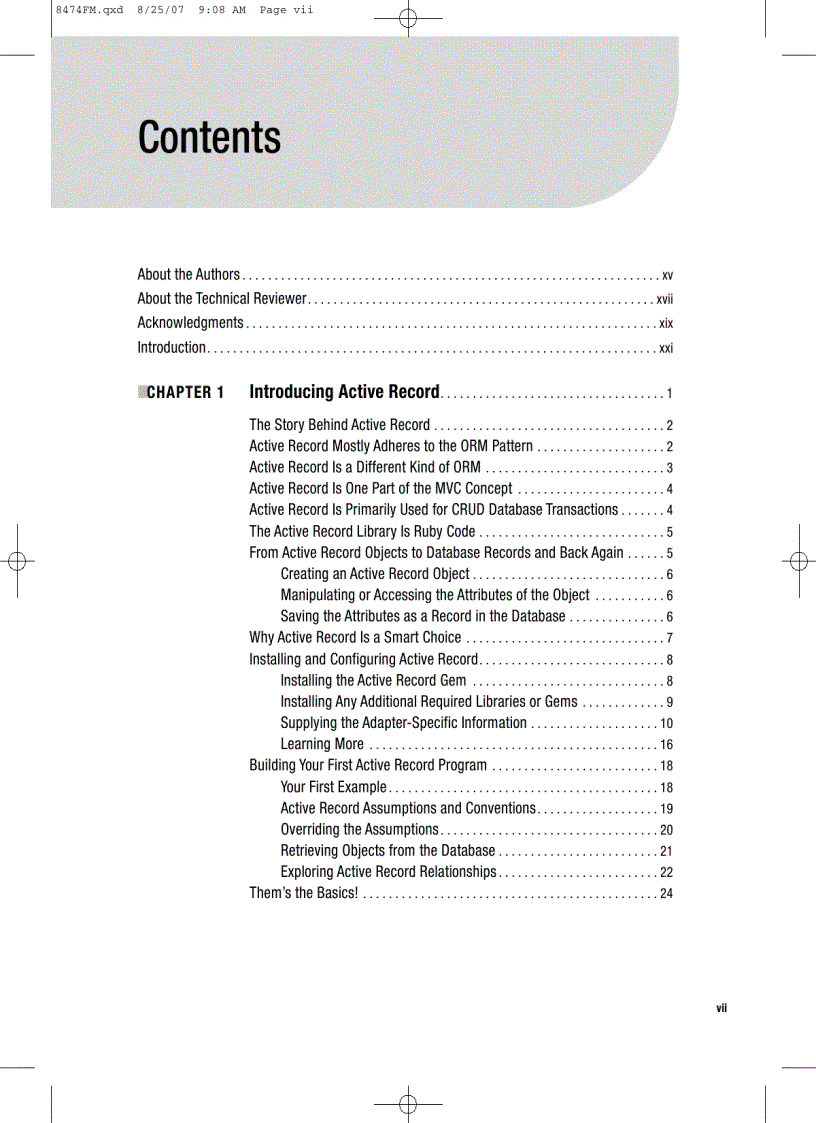image for page Pro Active Record Databases with Ruby and Rails
