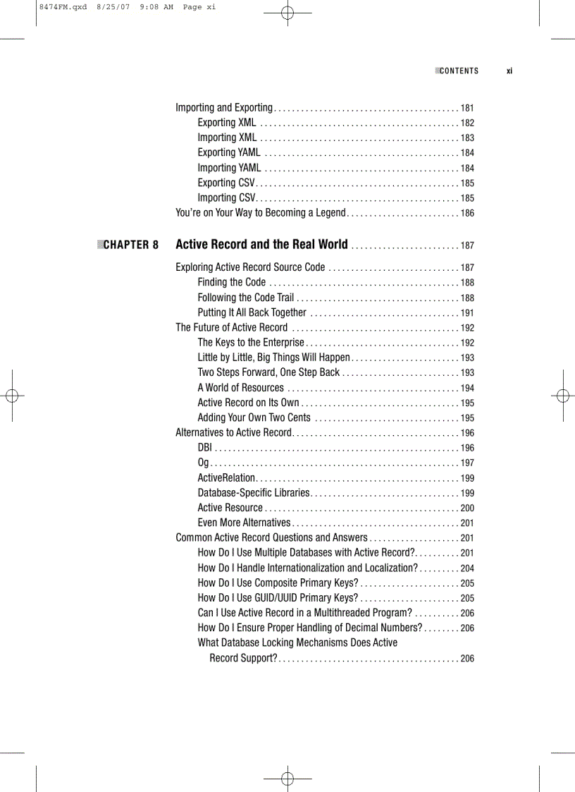 image for page Pro Active Record Databases with Ruby and Rails