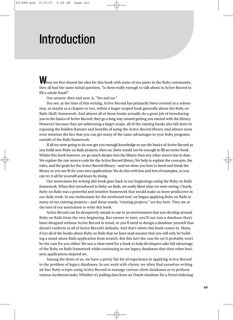 image for page Pro Active Record Databases with Ruby and Rails