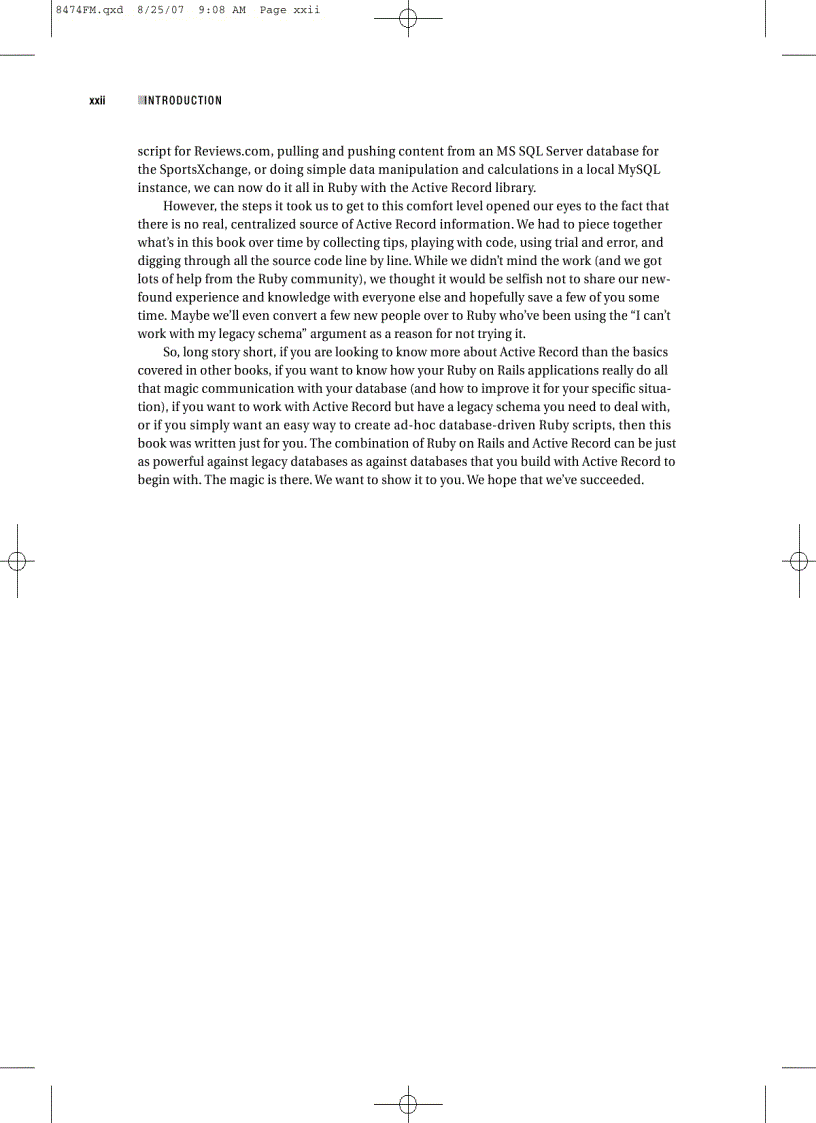 image for page Pro Active Record Databases with Ruby and Rails