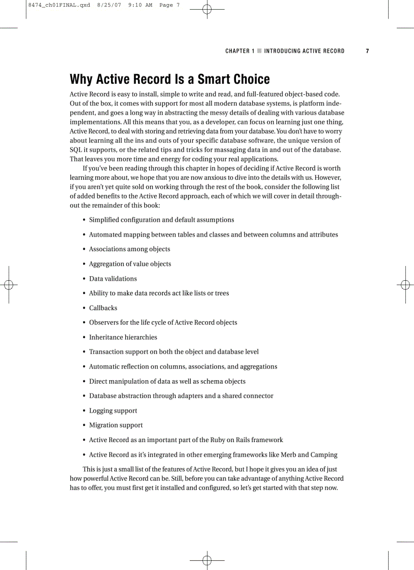 image for page Pro Active Record Databases with Ruby and Rails