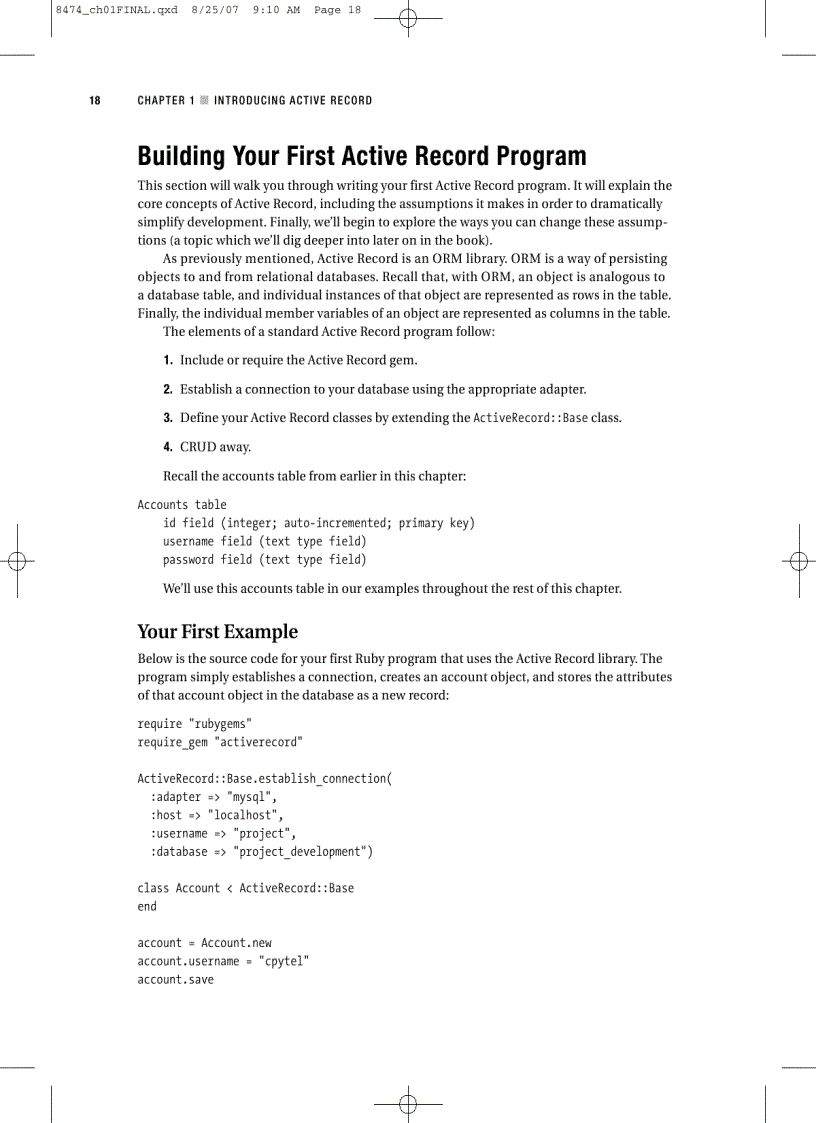 image for page Pro Active Record Databases with Ruby and Rails