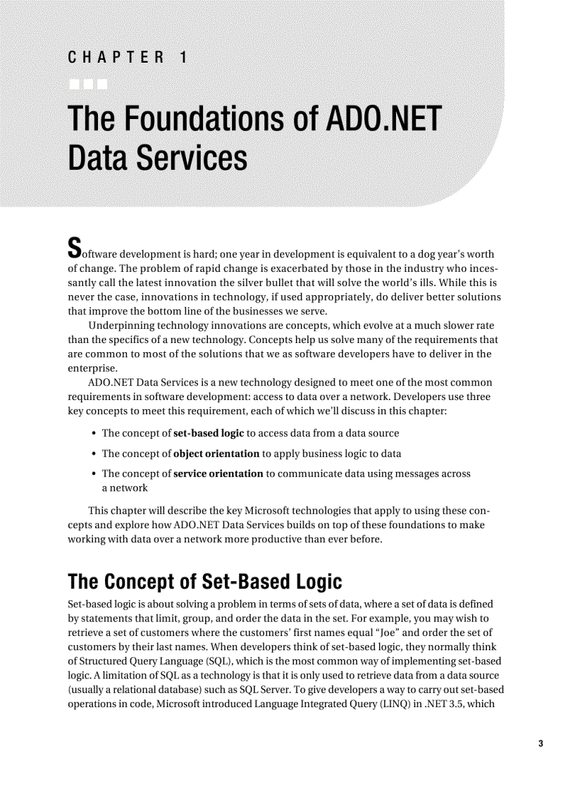 image for page Pro ADO NET Data Services Working with RESTful Data