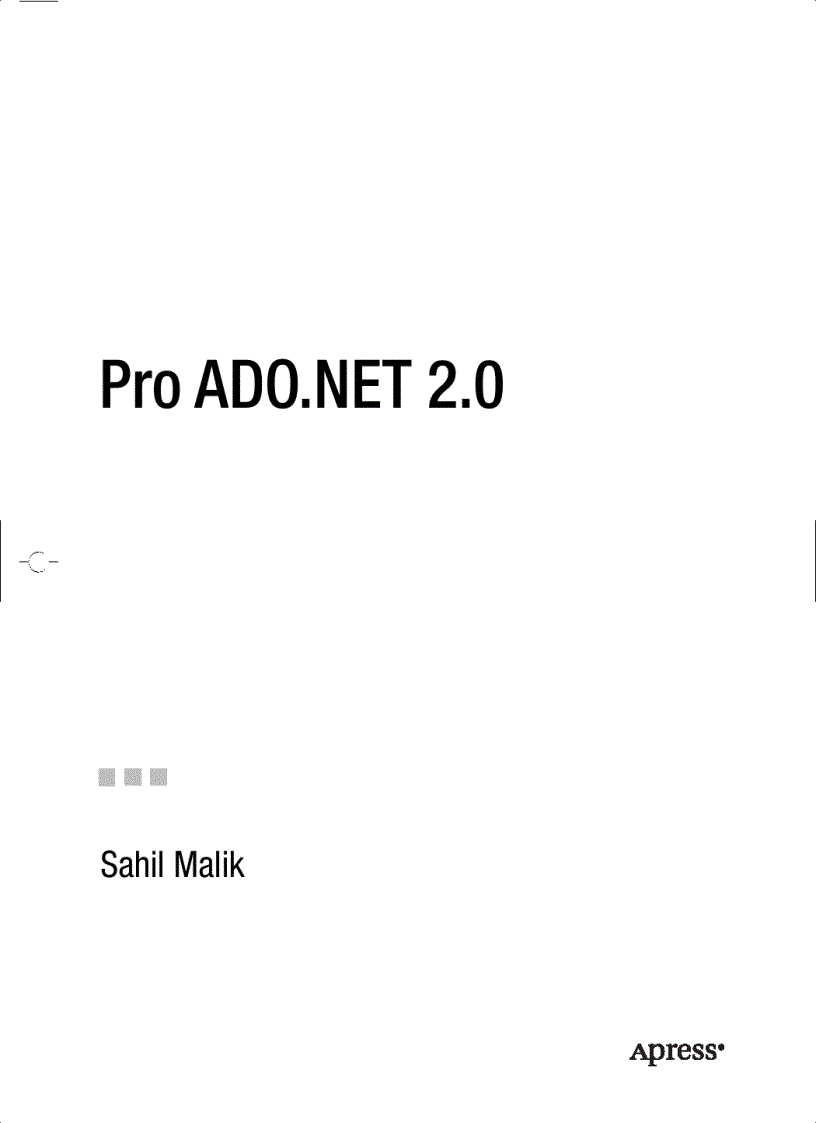 Pro ADO NET 2 0