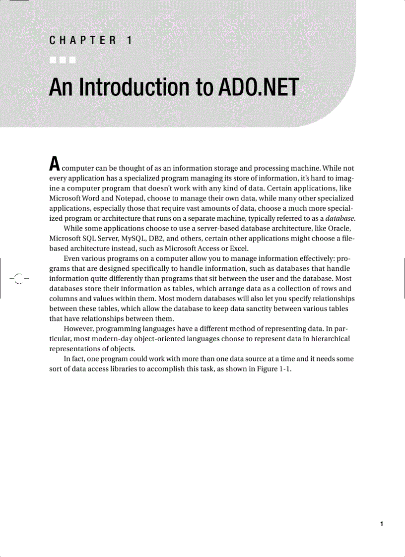 image for page Pro ADO NET 2 0