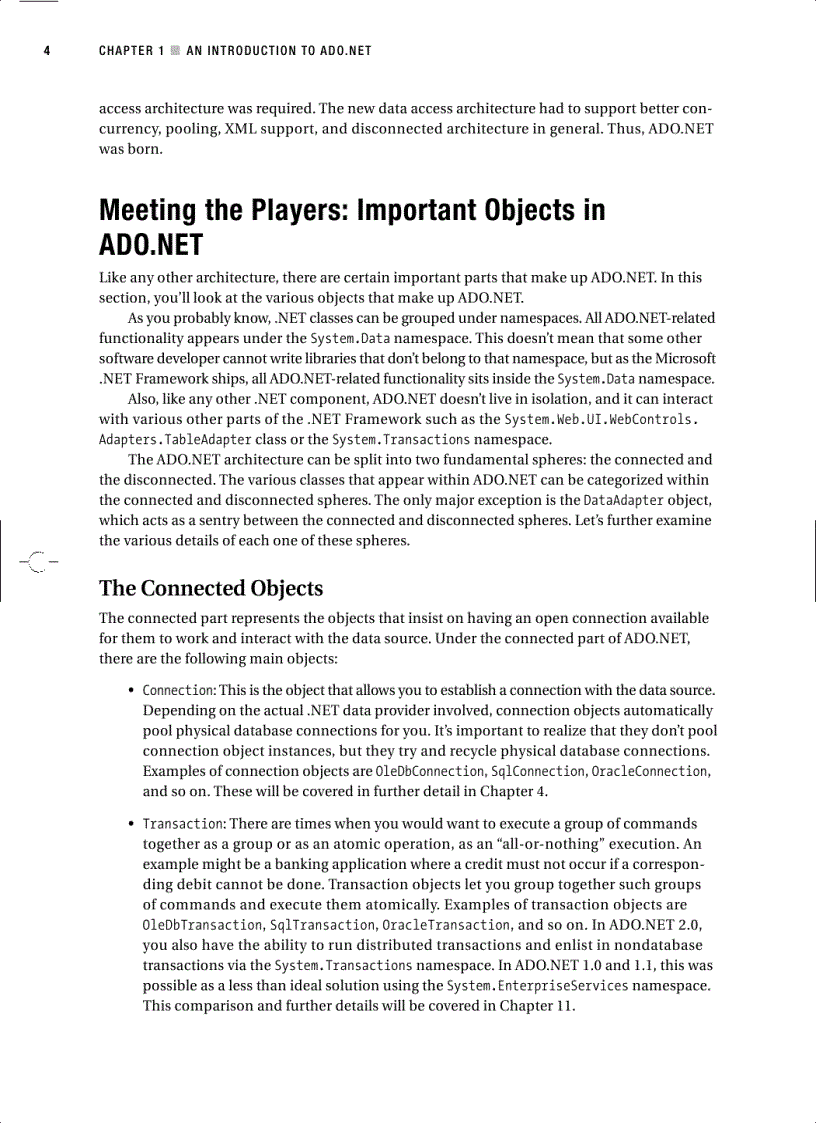 image for page Pro ADO NET 2 0