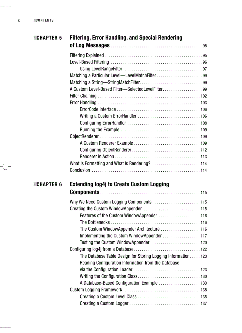 image for page Pro Apache Log4j