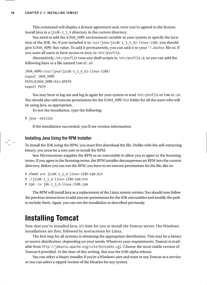 image for page Pro Apache Tomcat 6