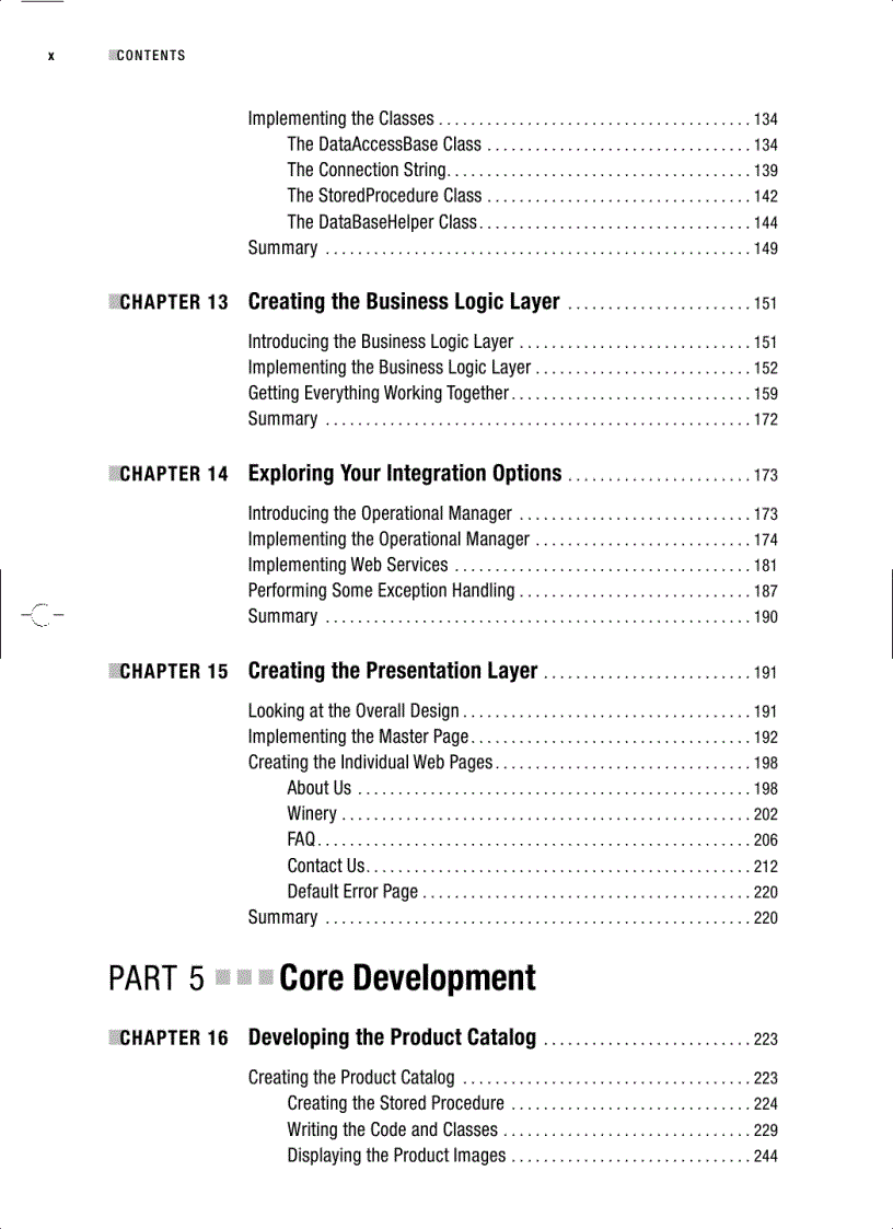 image for page Pro ASP NET 2 0 E Commerce in C 2005