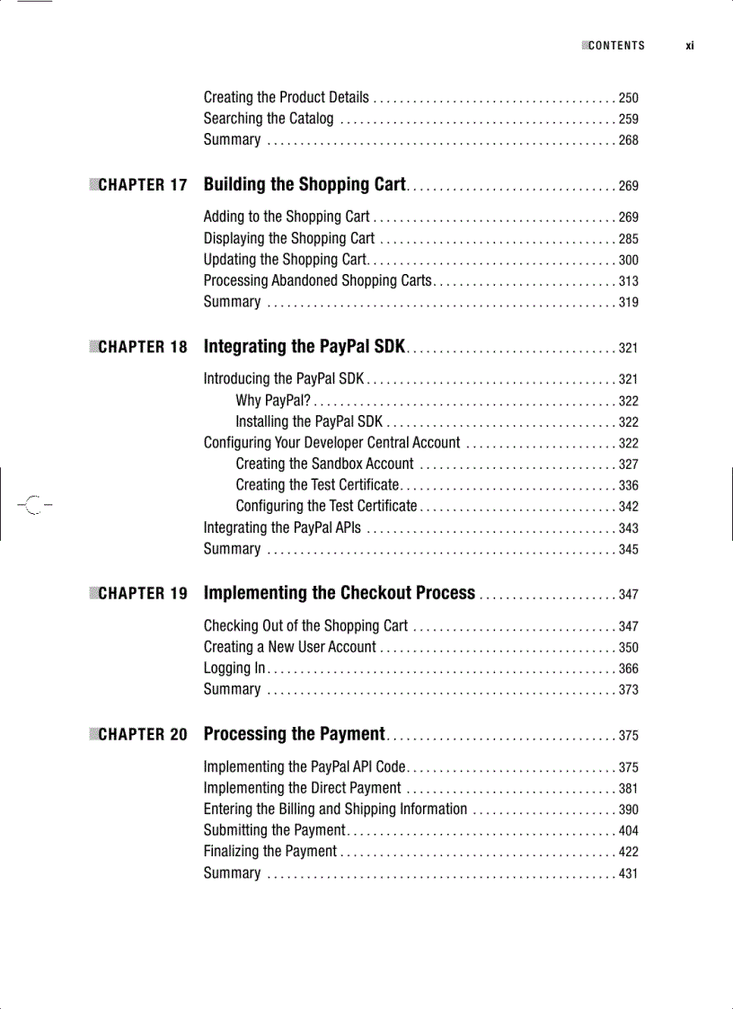image for page Pro ASP NET 2 0 E Commerce in C 2005