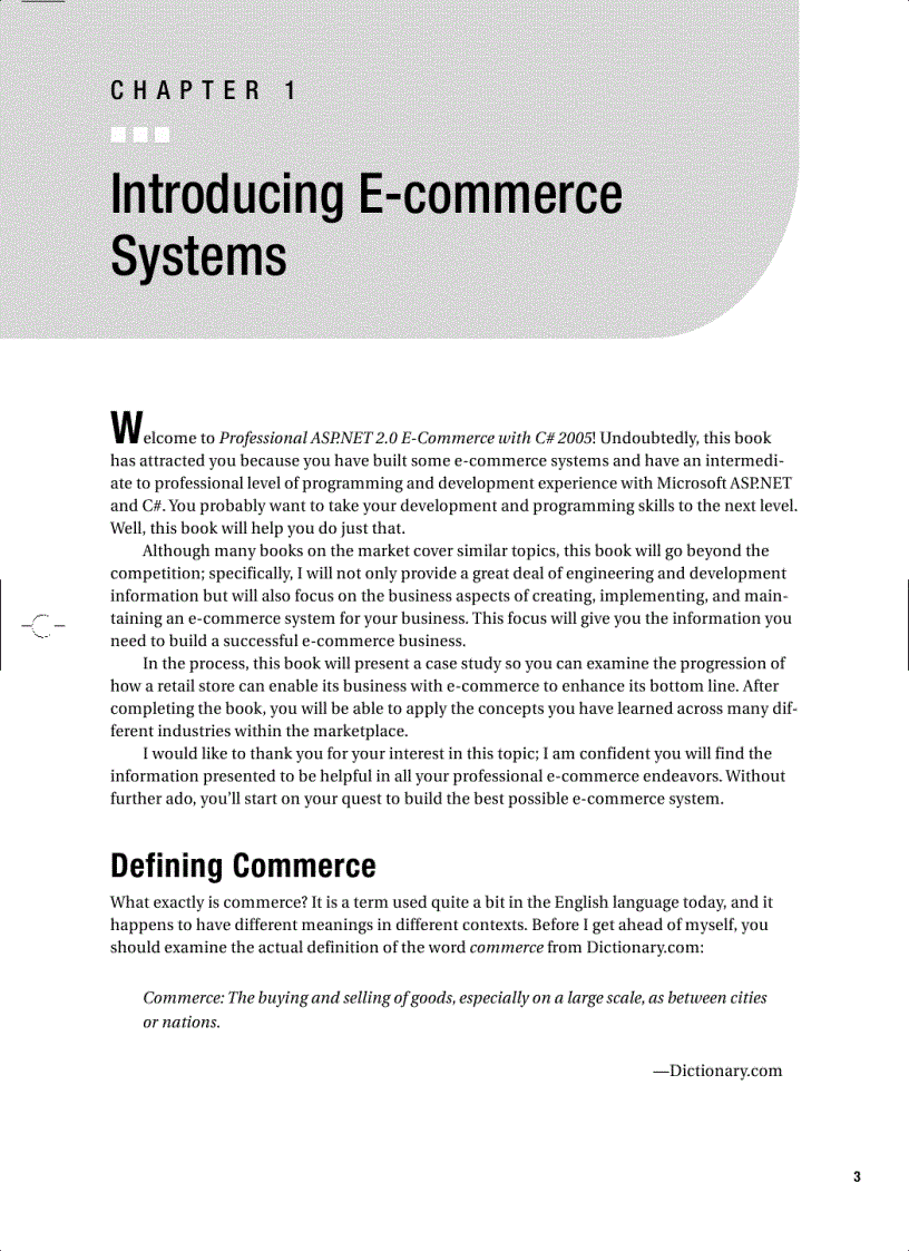 image for page Pro ASP NET 2 0 E Commerce in C 2005