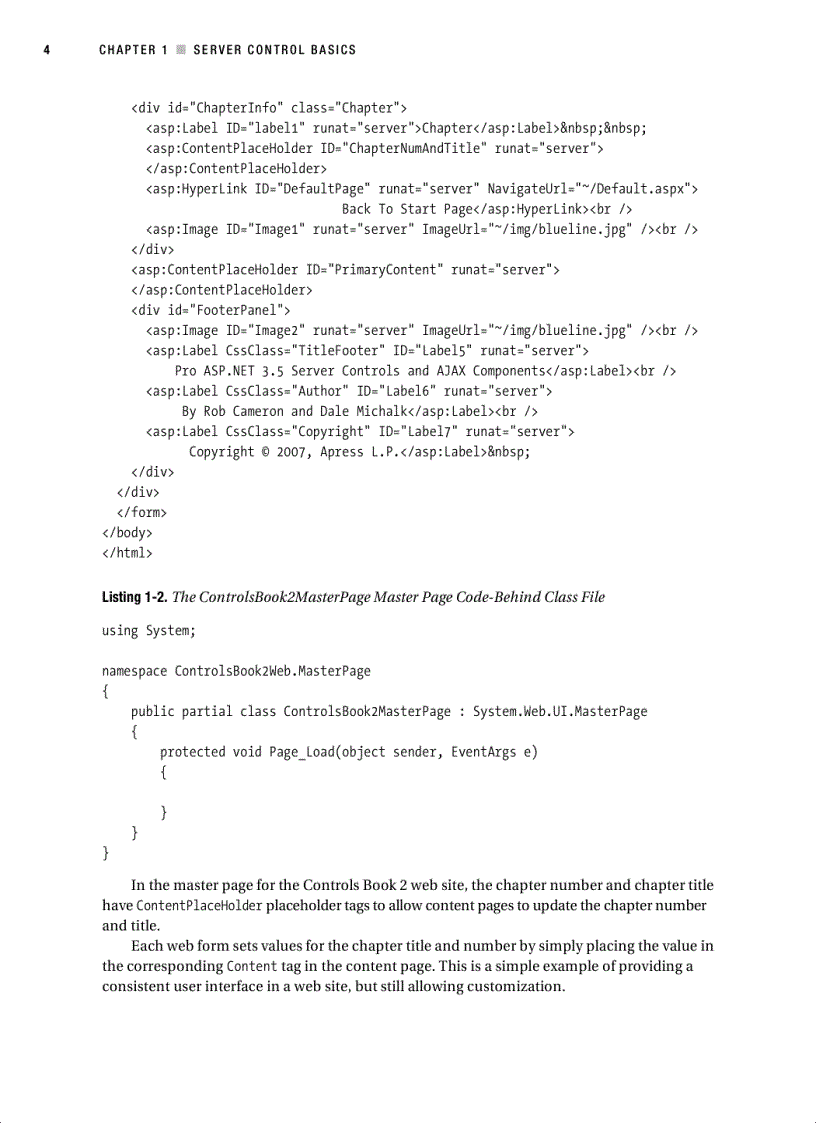 image for page Pro ASP NET 3 5 Server Controls and AJAX Components