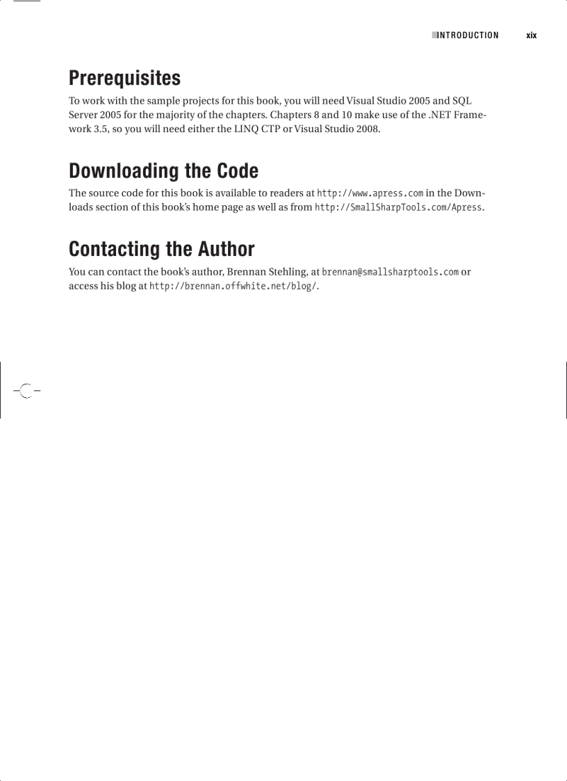 image for page Pro ASP NET for SQL Server High Performance Data Access for Web Developers