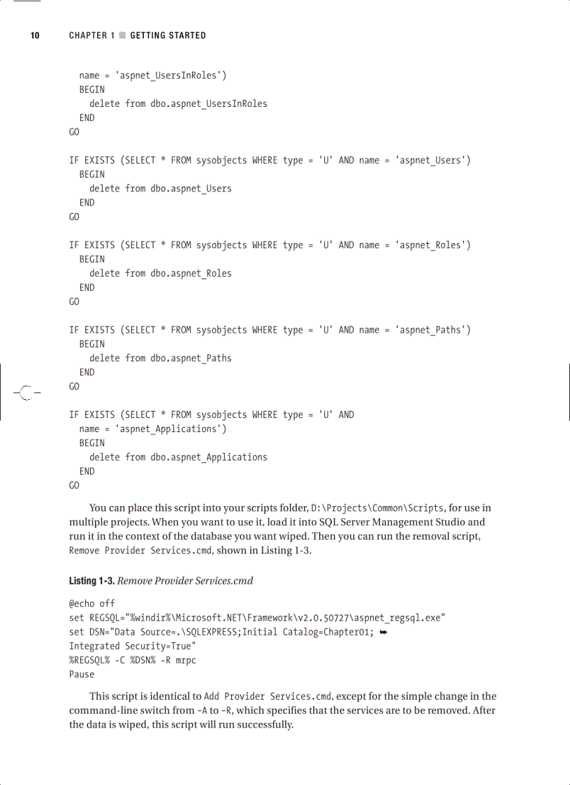 image for page Pro ASP NET for SQL Server High Performance Data Access for Web Developers