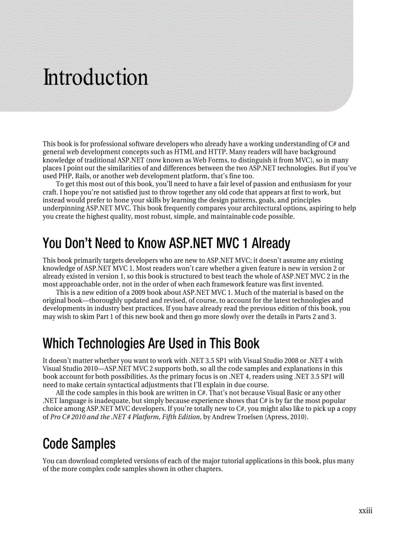 image for page Pro ASP NET MVC 2 Framework