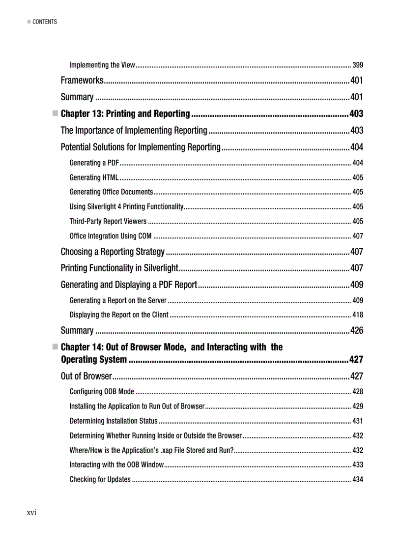 image for page Pro Business Applications with Silverlight 4