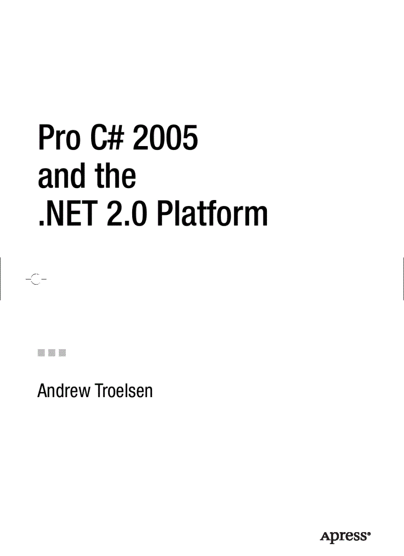 Pro C 2005 and the NET 2 0 Platform