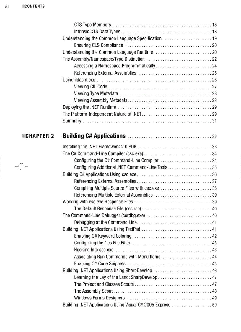 image for page Pro C 2005 and the NET 2 0 Platform
