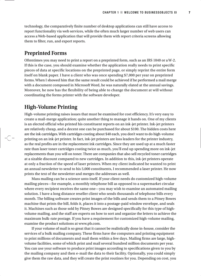 image for page Pro Crystal Enterprise Business Objects XI Programming
