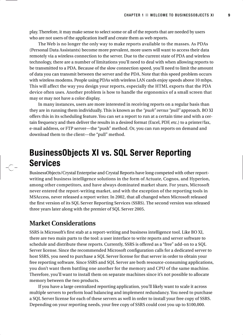 image for page Pro Crystal Enterprise Business Objects XI Programming