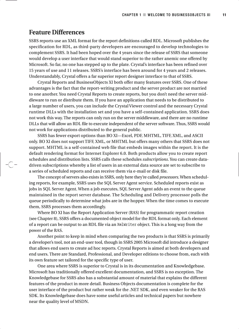 image for page Pro Crystal Enterprise Business Objects XI Programming