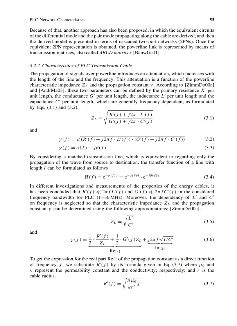 image for page PLC Network Characteristics