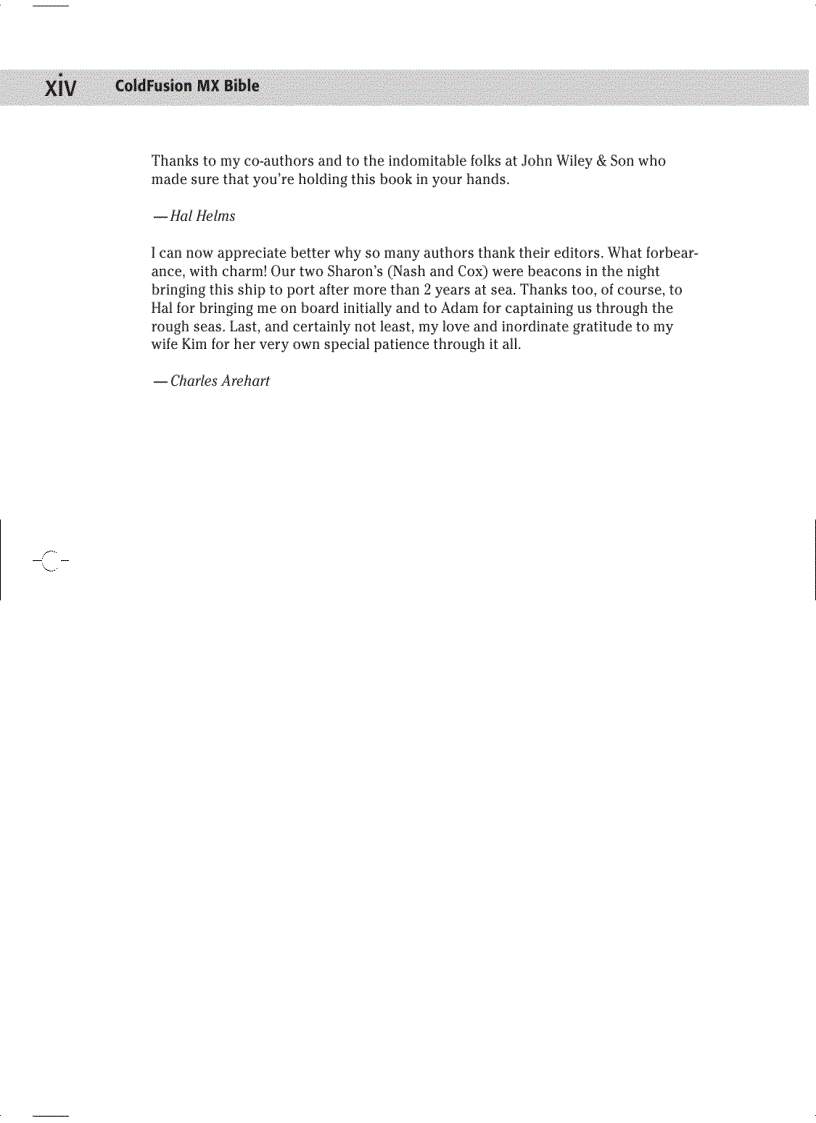 image for page Introducing ColdFusion MX