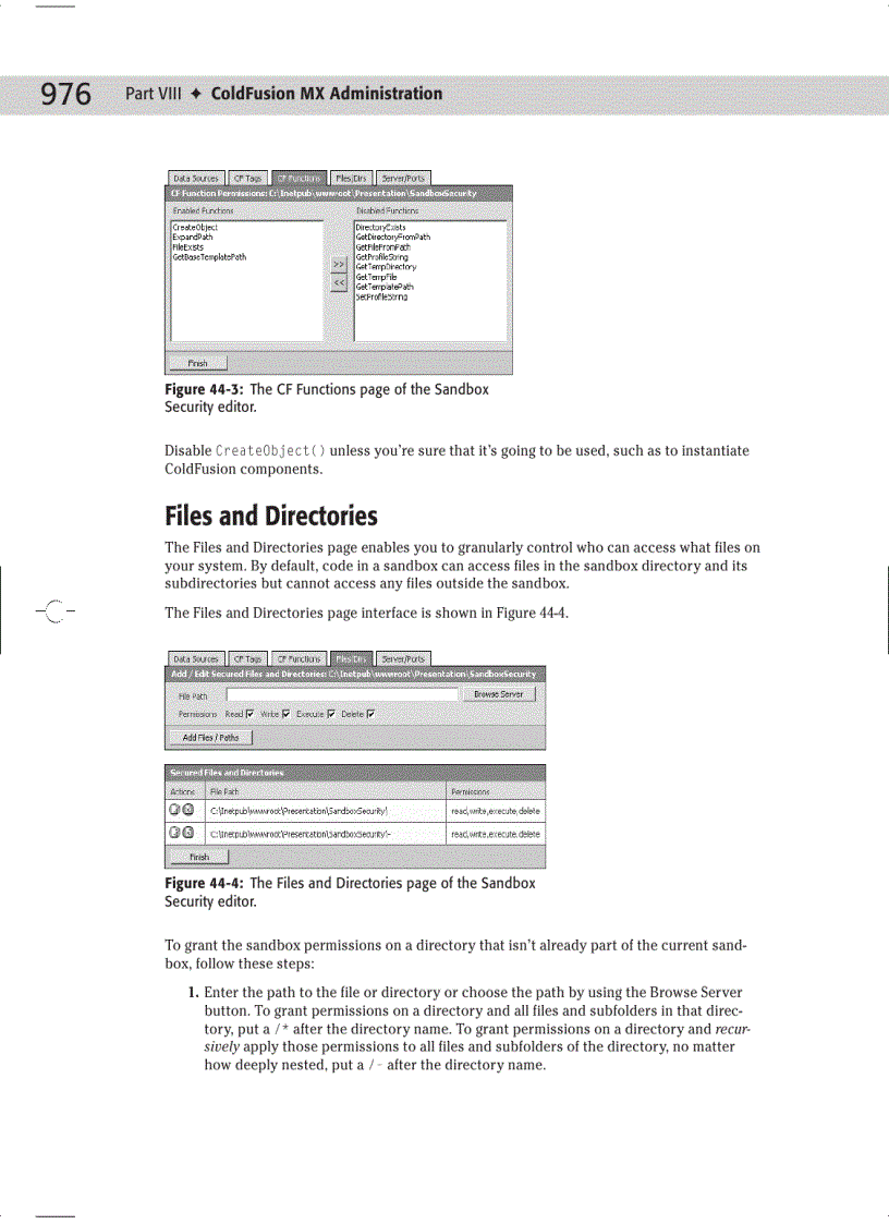 image for page ColdFusion MX Administration