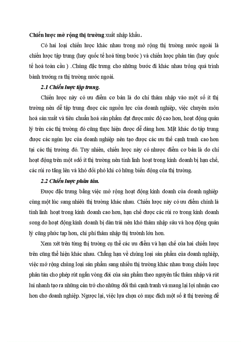 image for page Chiến lược mở rộng thị trường xuất nhập khẩu