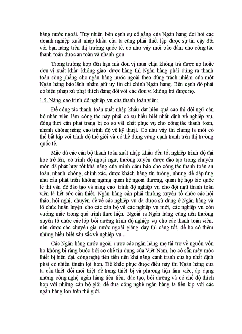 image for page Một số giải pháp cơ bản góp phần hoàn thiện hoạt động thanh toán xuất nhập khẩu tại Ngân hàng nông nghiệp và phát triển nông thôn Hà Nội