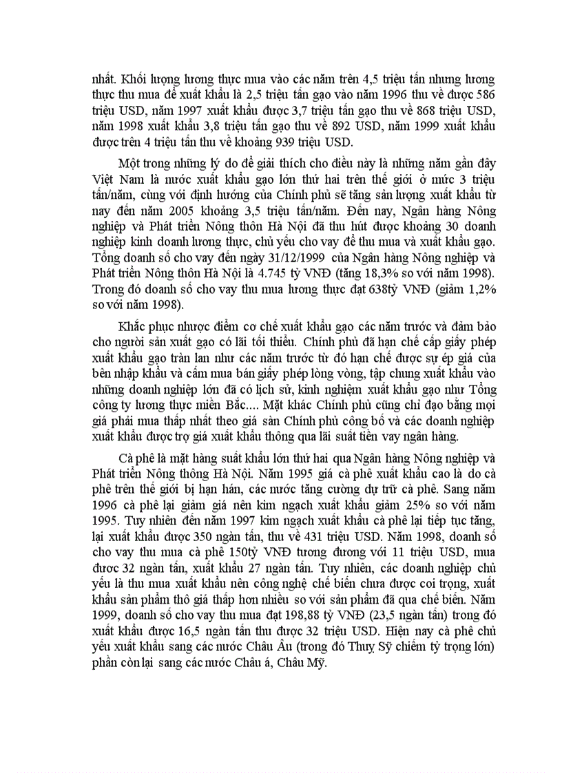 image for page Tình hình hoạt động thanh toán xuất nhập khẩu tại Ngân hàng Nông nghiệp và Phát triển Nông thôn Hà Nội