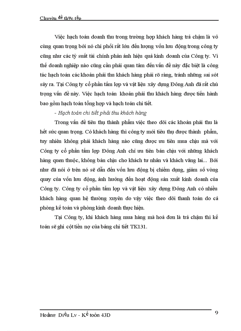 image for page Hạch toán tiêu thụ thành phẩm và xác định kết quả tiêu thụ tại Công ty cổ phần tấm lợp và vật liệu xây dựng Đông Anh