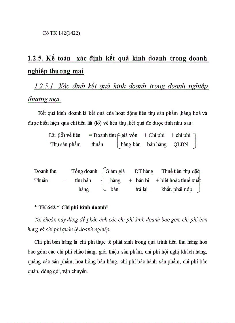 image for page Kế toán bán hàng và xác định kết quả kinh doanh trong doanh nghiệp thương mại