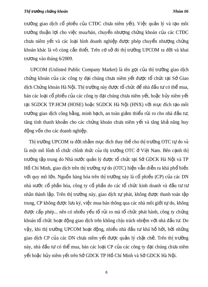 image for page Tìm hiểu hoạt động của thị trường UPCOM