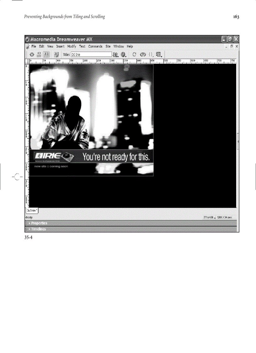 image for page Adding style to your page with a fixed tiling background